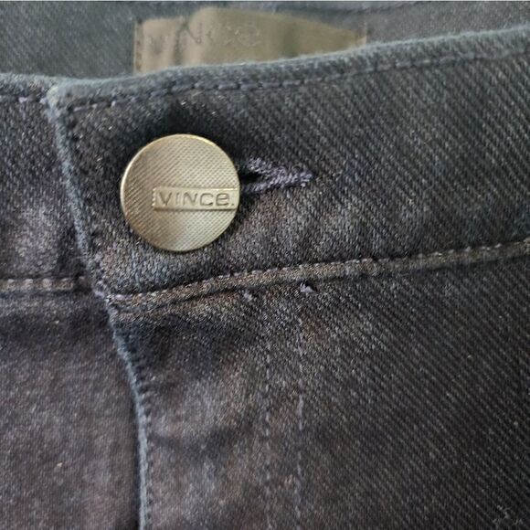 Vince black high rise jogger hem jeans - Picture 5 of 16